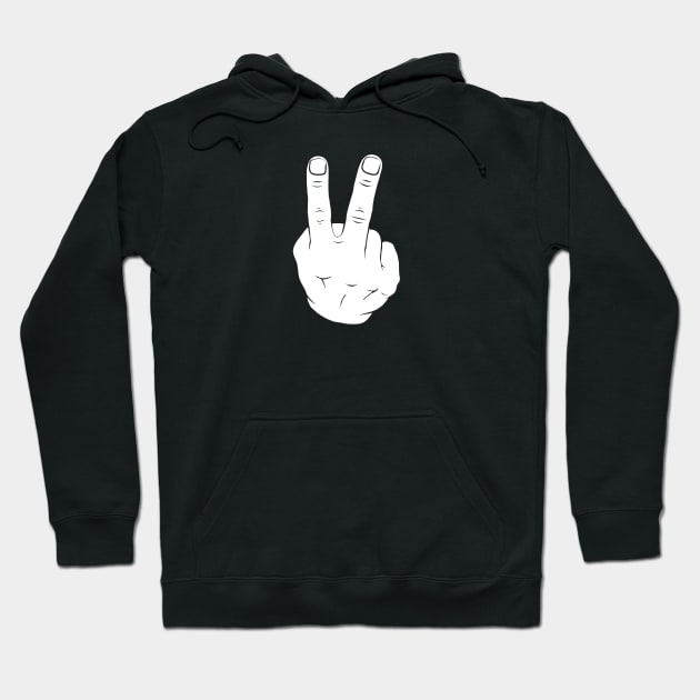 Two Fingers Hoodie by DementedDesigns